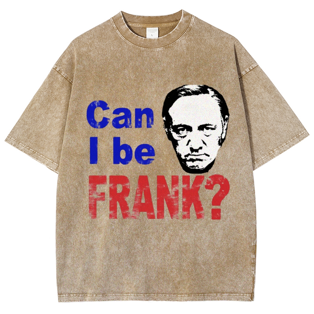 Distressed Portrait Quote Washed T-Shirt