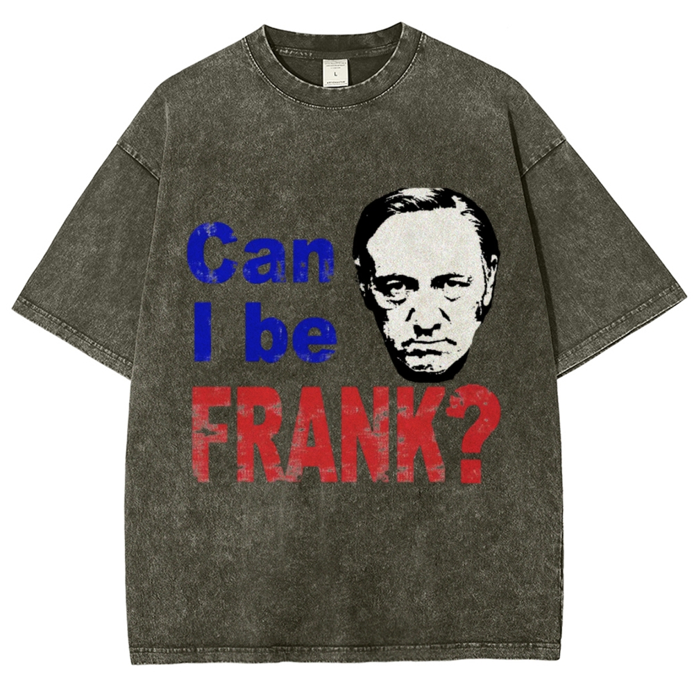 Distressed Portrait Quote Washed T-Shirt