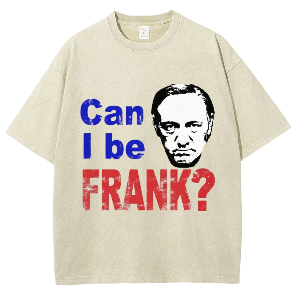 Distressed Portrait Quote Washed T-Shirt