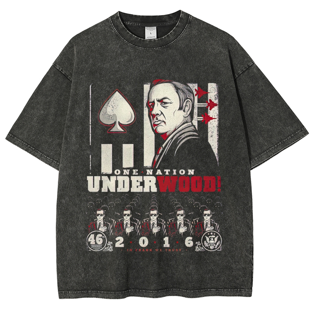 Spade Political Portrait Washed T-Shirt