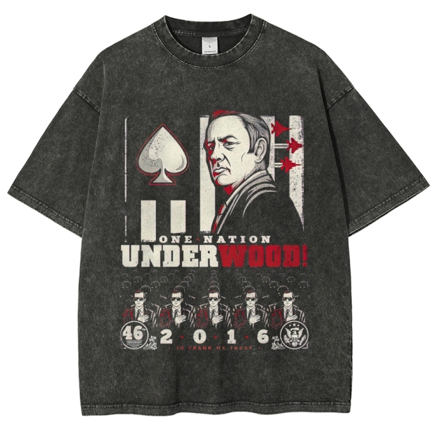 Spade Political Portrait Washed T-Shirt