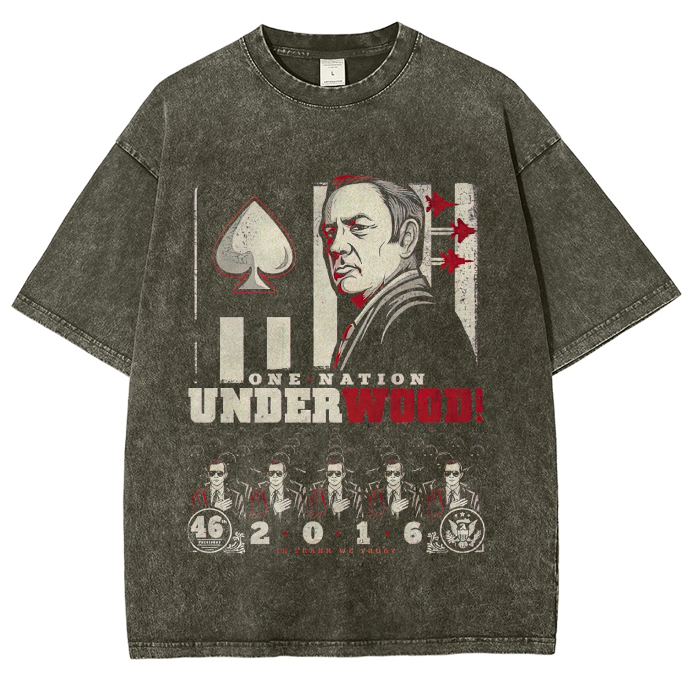 Spade Political Portrait Washed T-Shirt