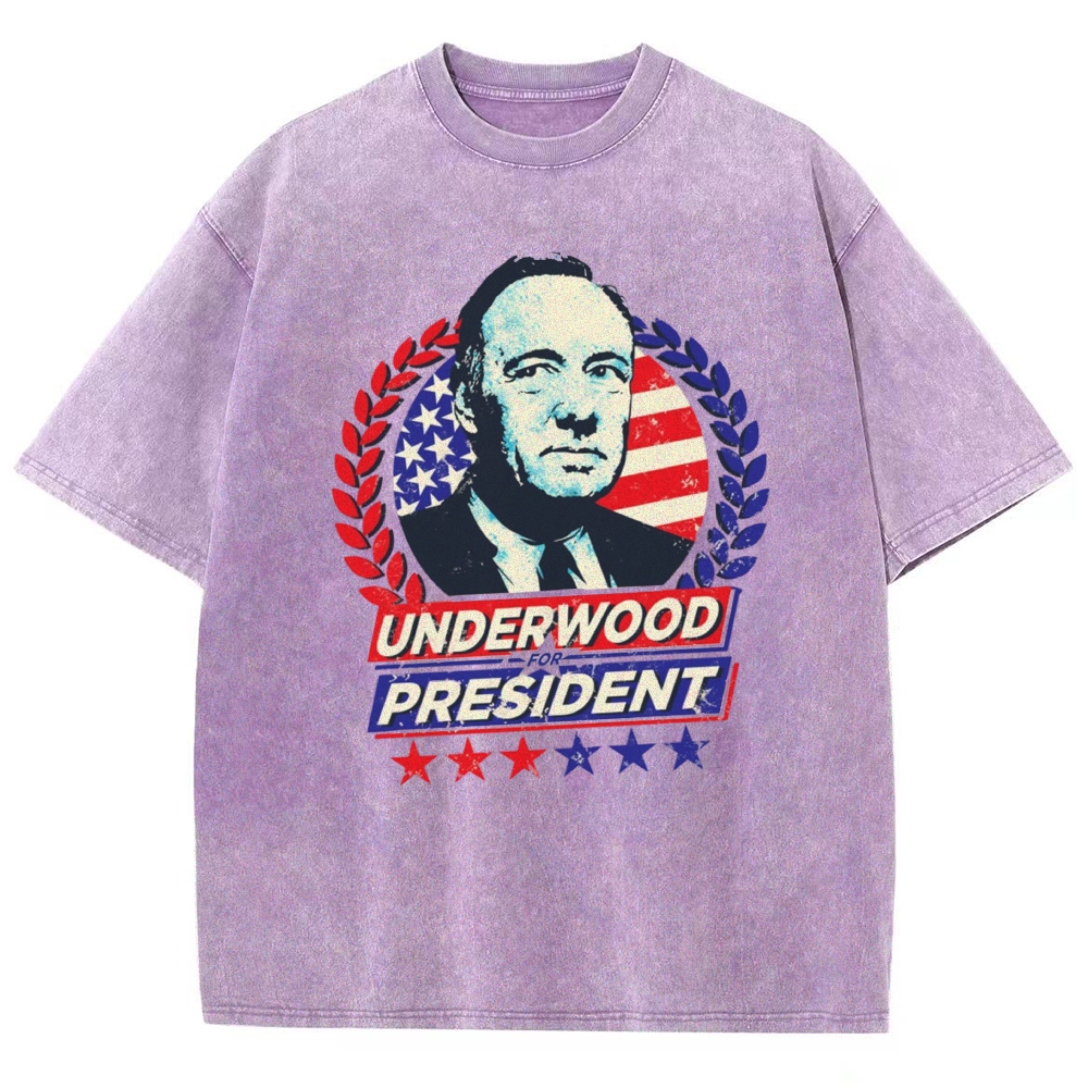 Laurel Wreath Campaign Portrait Washed T-Shirt