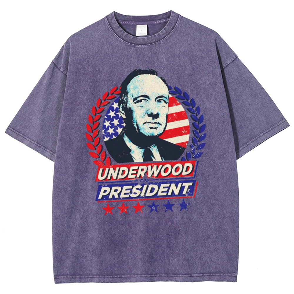 Laurel Wreath Campaign Portrait Washed T-Shirt