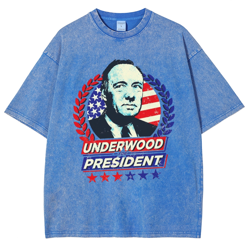 Laurel Wreath Campaign Portrait Washed T-Shirt