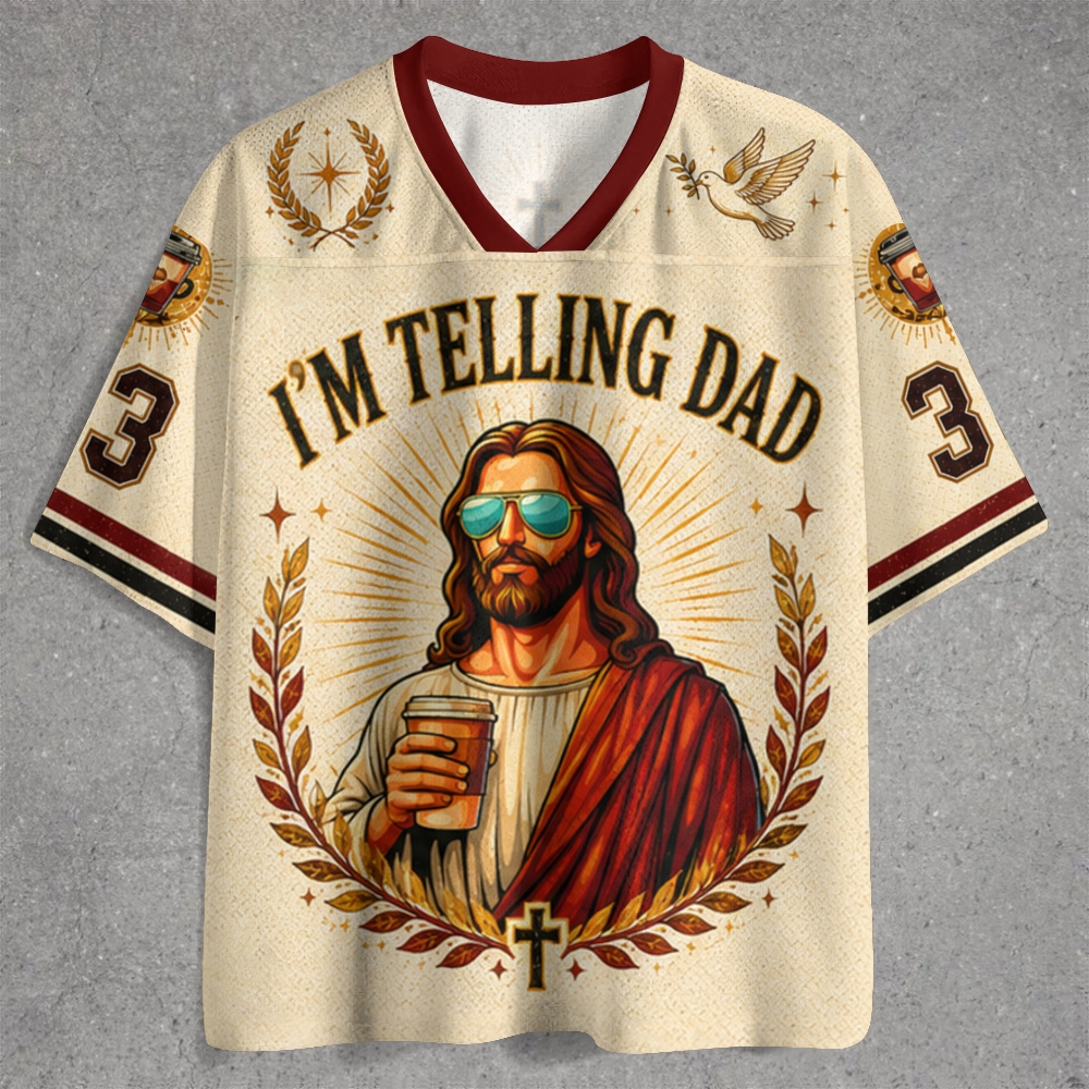 Sunglasses Coffee Religious Figure Cream Jersey Shirts