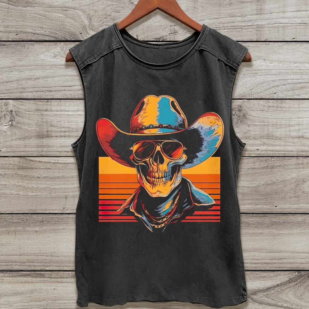 Anatomical Heart Stake Vintage College TexWashed Tank Top 