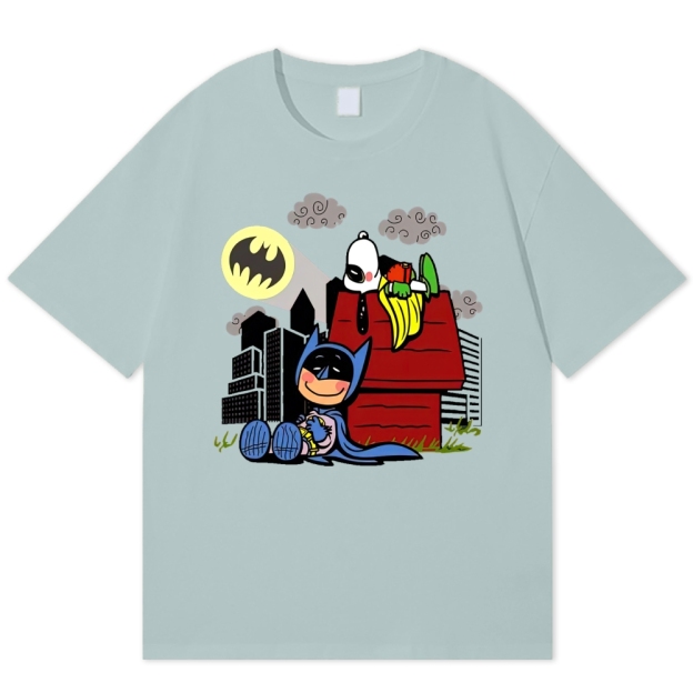  Hero x Beagle Cartoon Crossover Casual Graphic Cotton T-shirt 