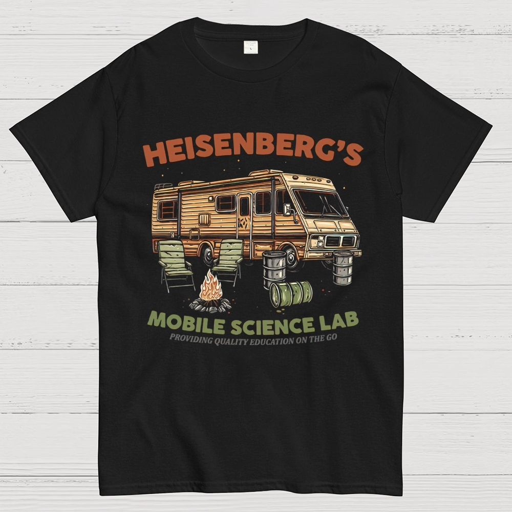 Vintage Distressed RV Chemistry Art Cotton T-Shirt
