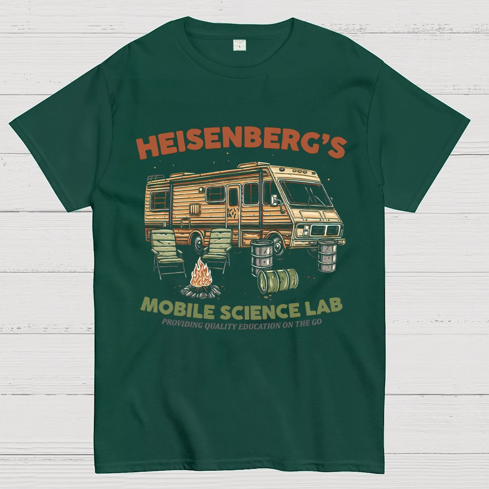 Vintage Distressed RV Chemistry Art Cotton T-Shirt 