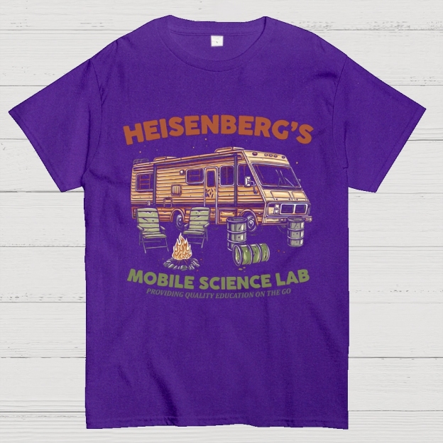 Vintage Distressed RV Chemistry Art Cotton T-Shirt 