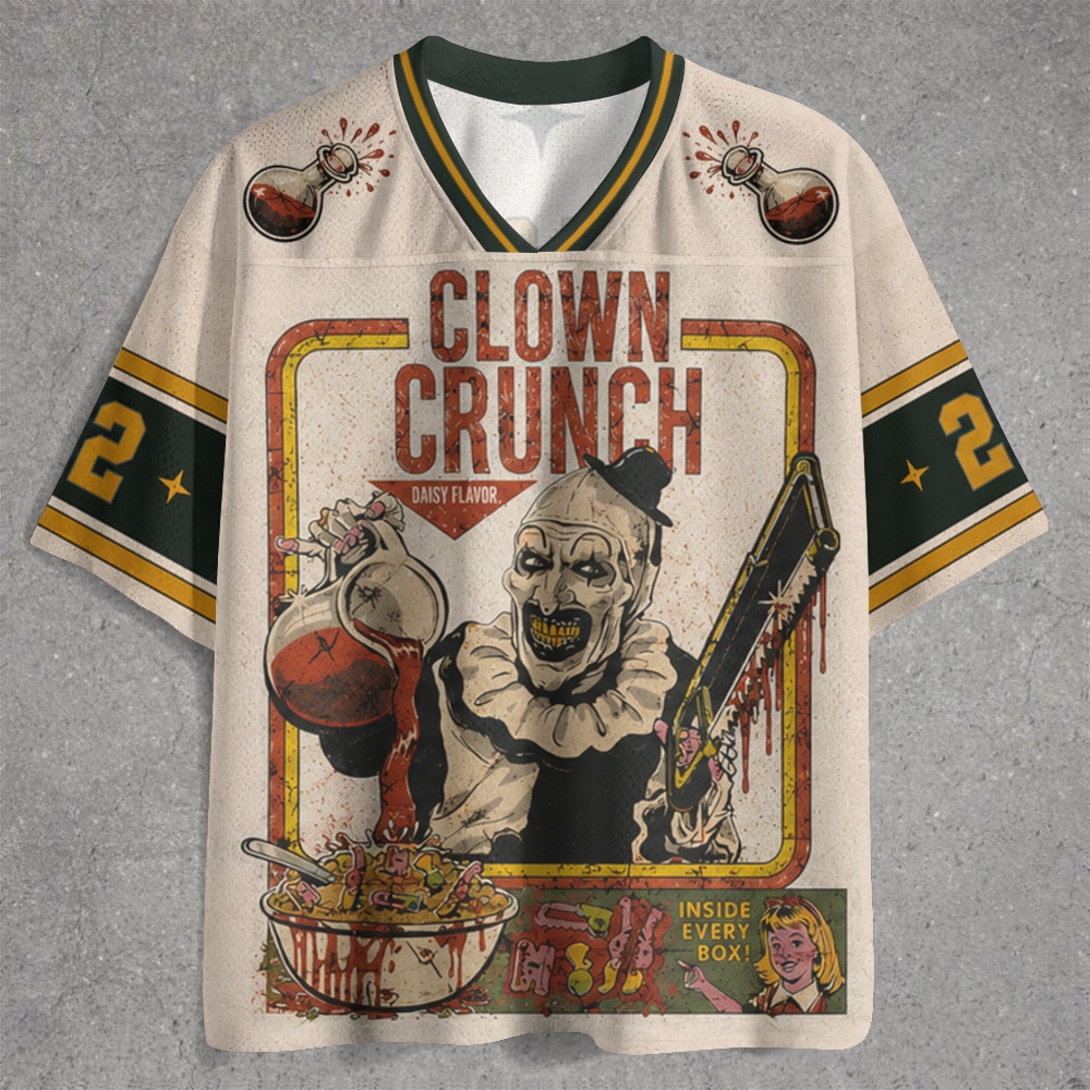 Retro Cereal Killer Clown Blood Bottle Jersey Shirts