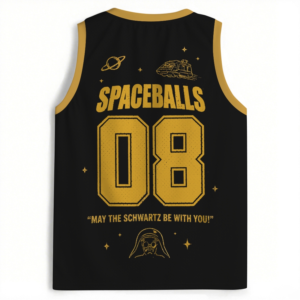 Vintage Distressed Space Sci-Fi Graphic Jersey Tank 