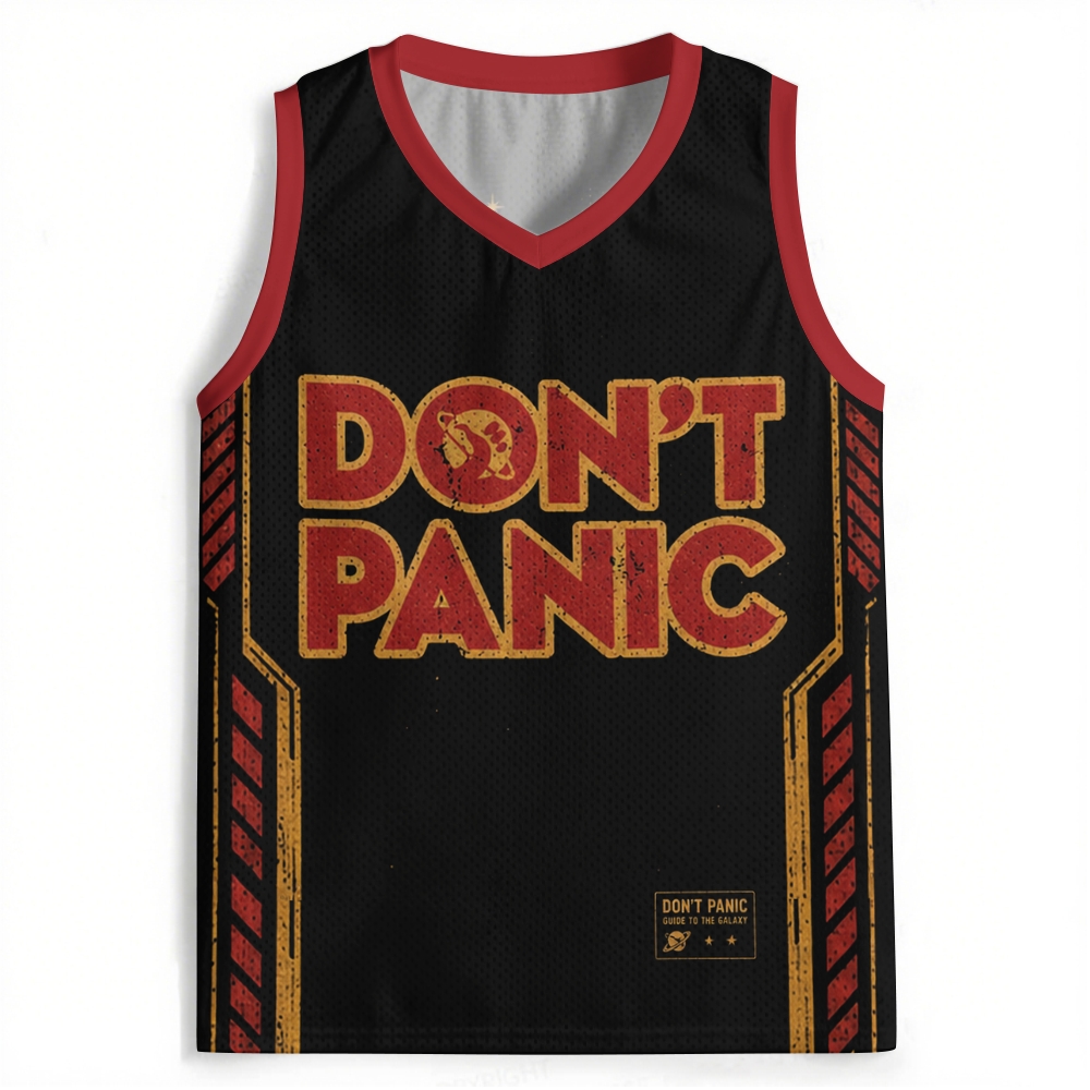 Dont Panic Geeky Jersey Tank 