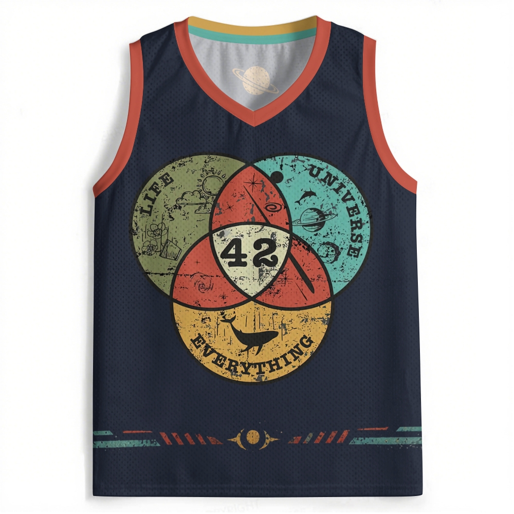 Life, The Universe & Everything Nerdy Graphic Jersey Tank 