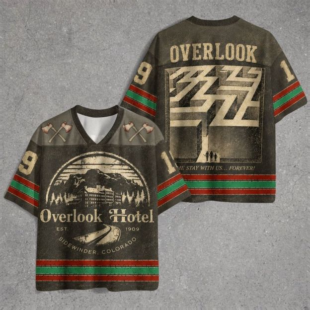 Overlook Hotel The Shining Vintage Jersey Shirts