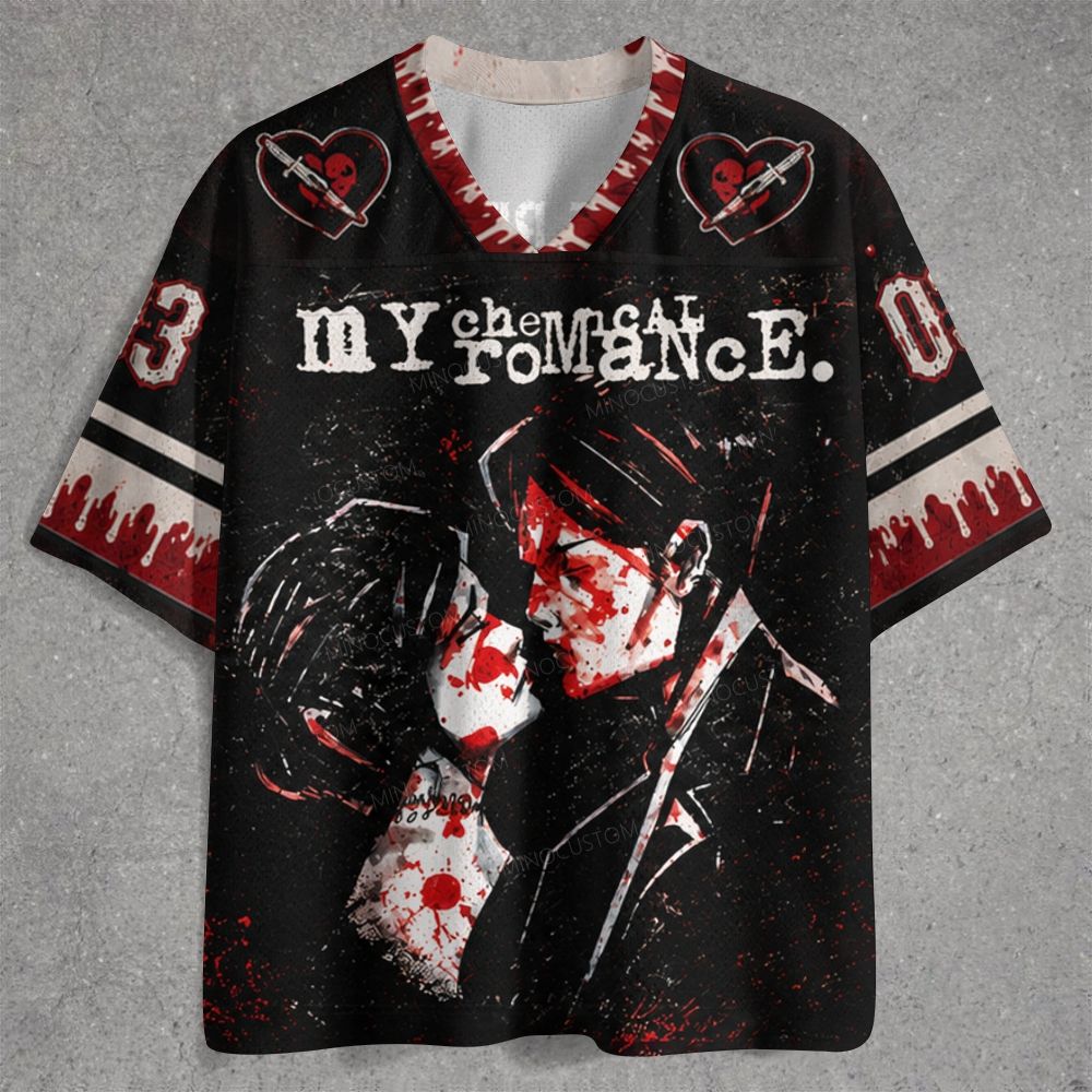 My Chemical Romance Blood Kiss Jersey Shirts