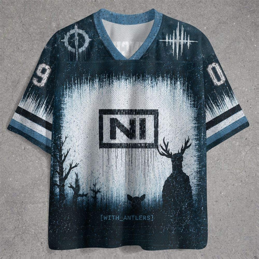 NI With Antlers Forest Deer Cryptid Jersey Shirts