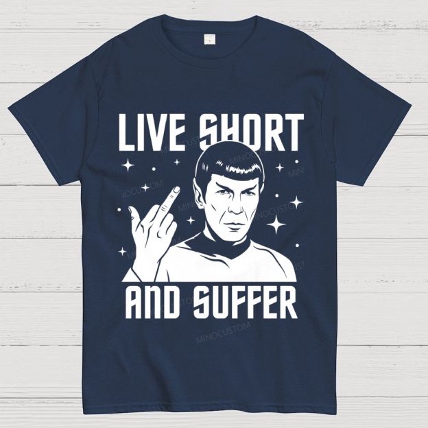 Vintage Space Sci-Fi Character Graphic Cotton T-Shirt 