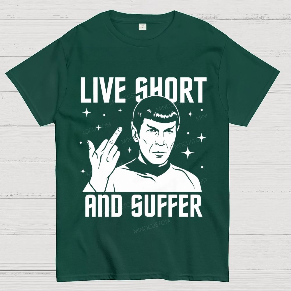 Vintage Space Sci-Fi Character Graphic Cotton T-Shirt 