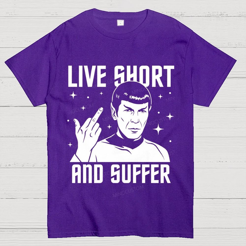 Vintage Space Sci-Fi Character Graphic Cotton T-Shirt 