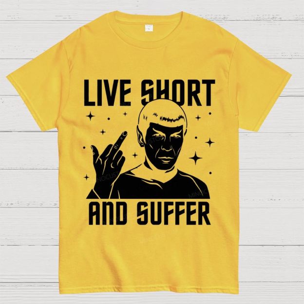 Vintage Space Sci-Fi Character Graphic Cotton T-Shirt 