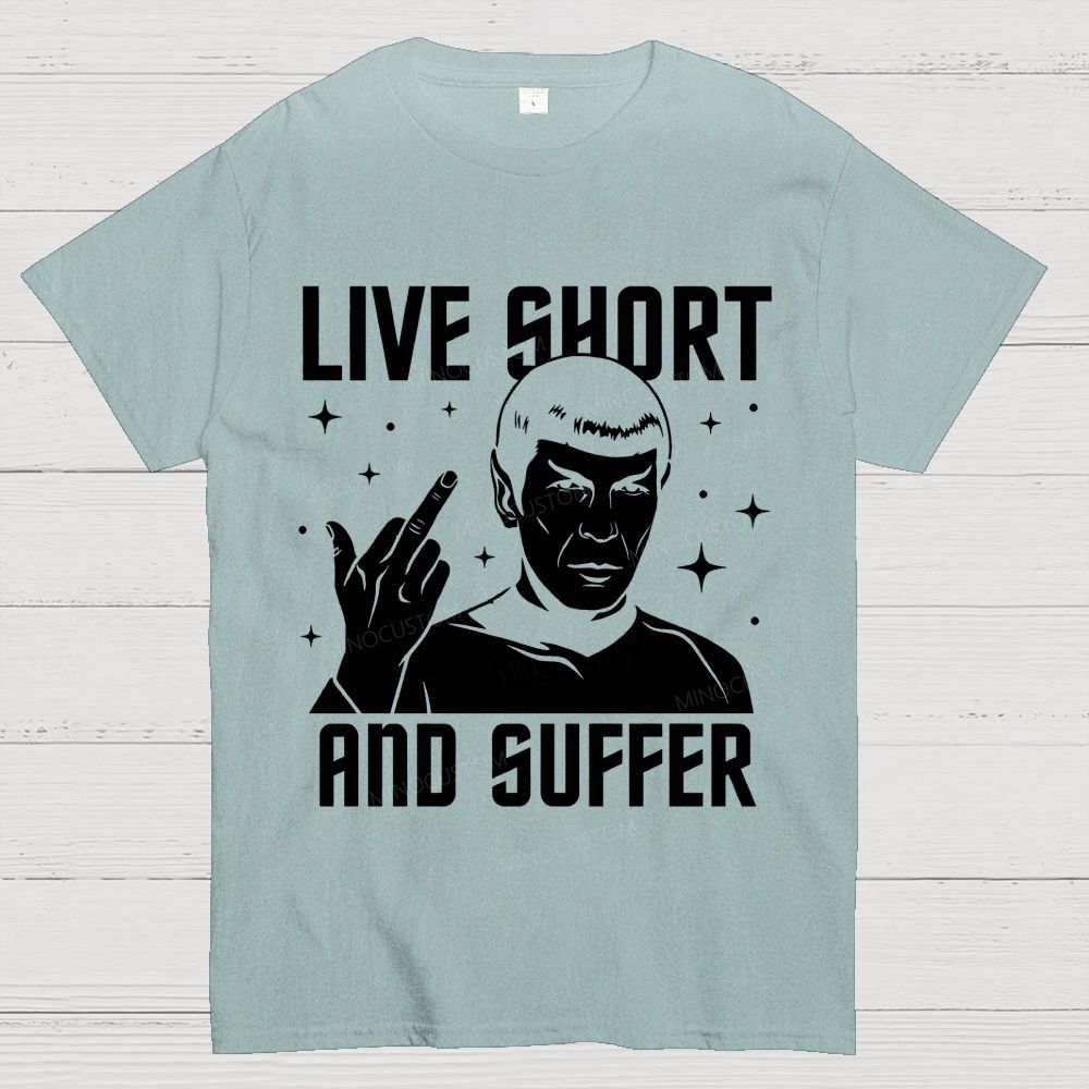Vintage Space Sci-Fi Character Graphic Cotton T-Shirt 