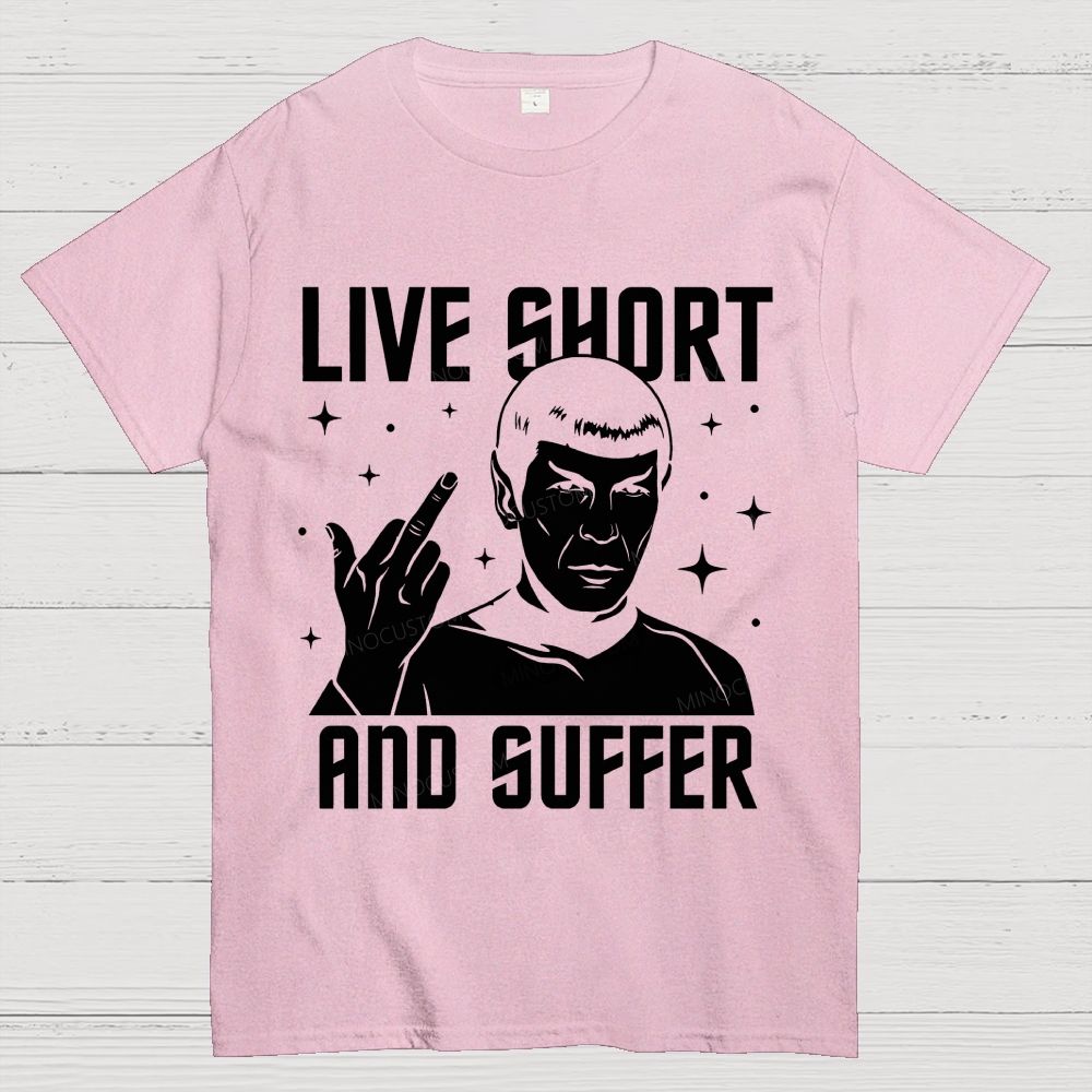 Vintage Space Sci-Fi Character Graphic Cotton T-Shirt 