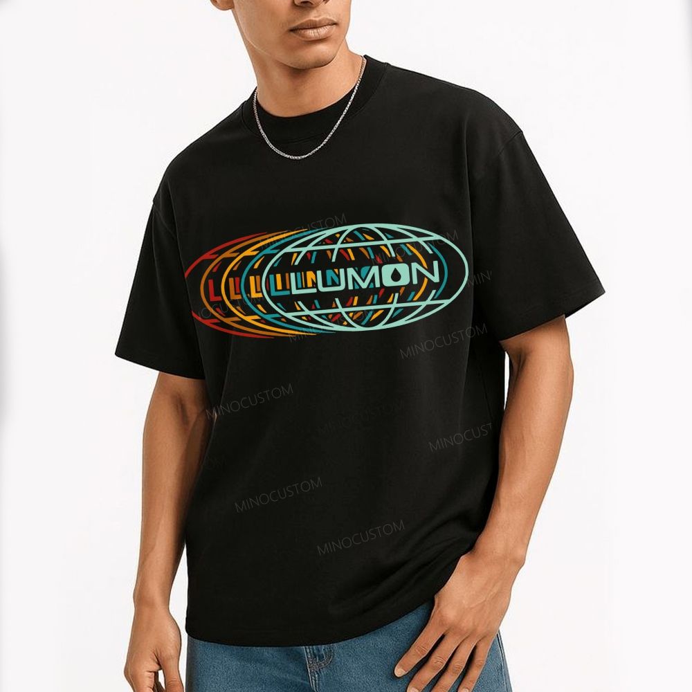 Retro Industry Planet Cotton T-Shirt 