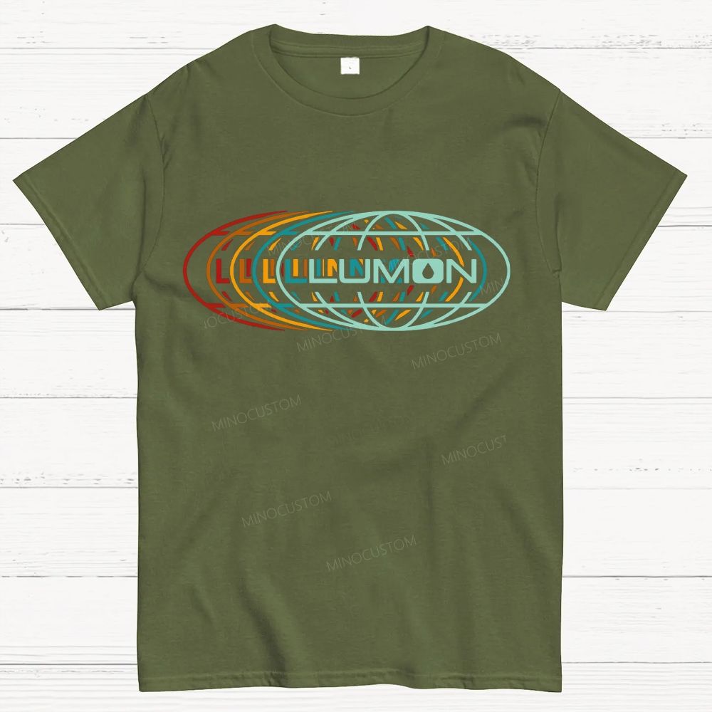 Retro Industry Planet Cotton T-Shirt 