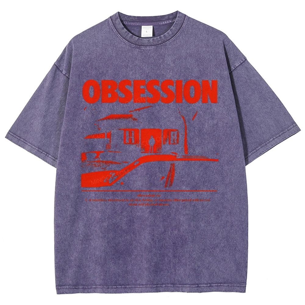 Vintage Retro Cartoon Kids Wish Stick Graphic Washed T-Shirt 