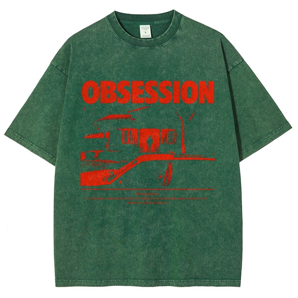 Vintage Retro Cartoon Kids Wish Stick Graphic Washed T-Shirt 