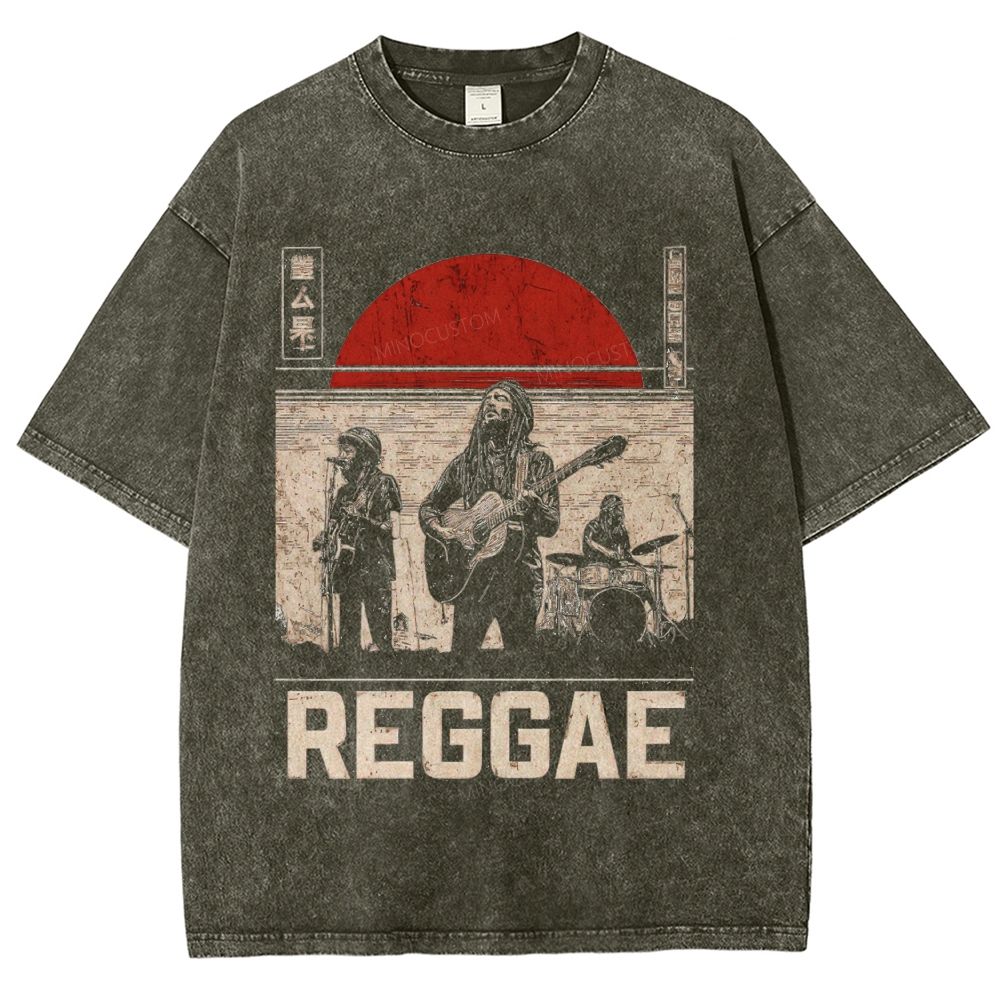 Love Reggae Washed T-Shirts
