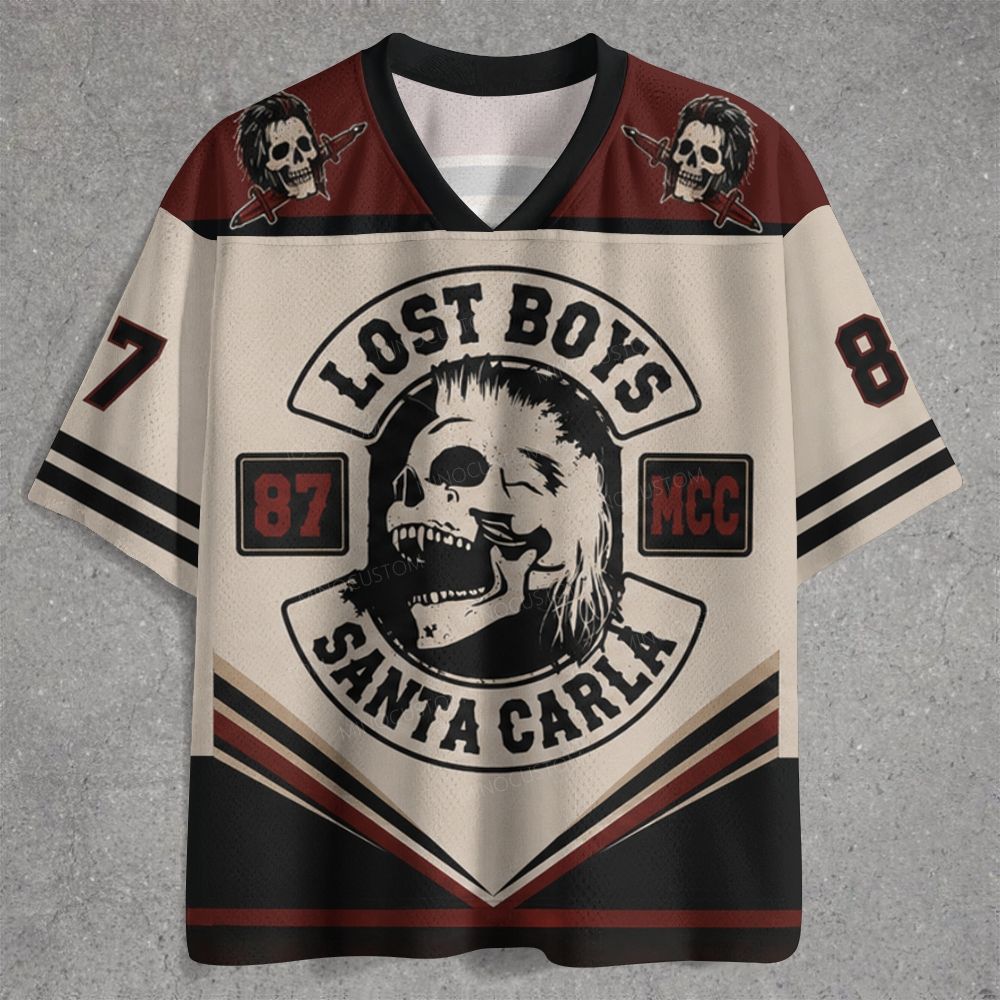 Vampire Skull Biker Emblem Jersey Shirts