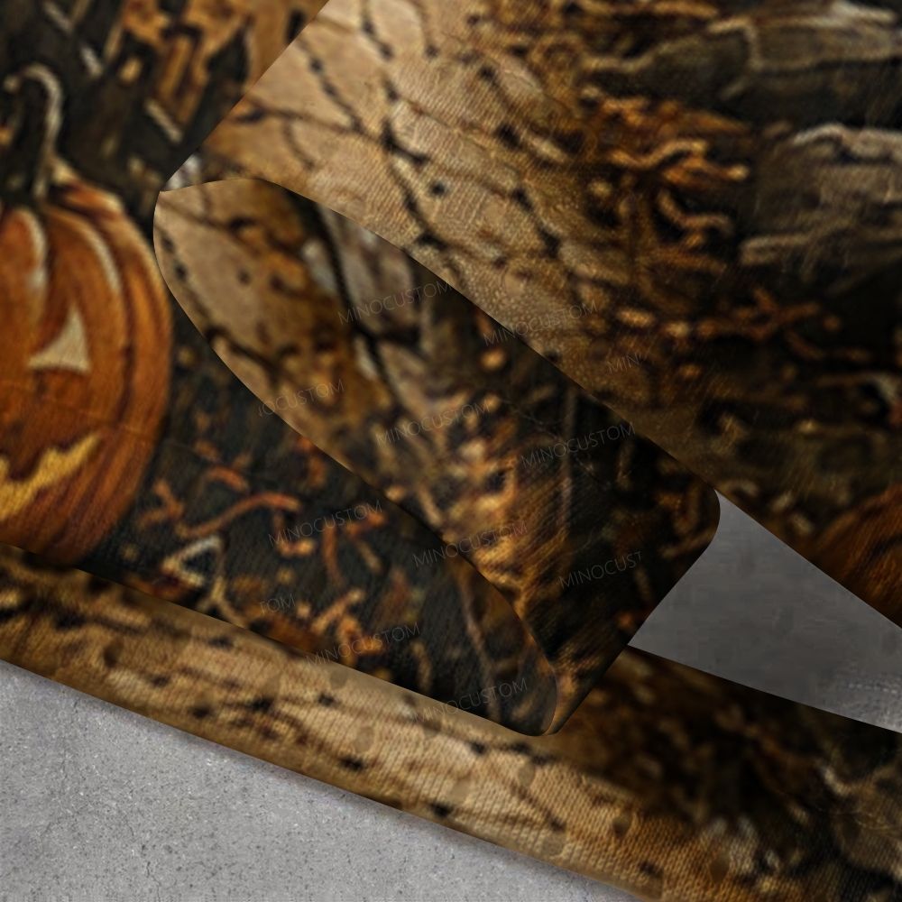 Spooky Halloween Village Pumpkin Jersey Shirts