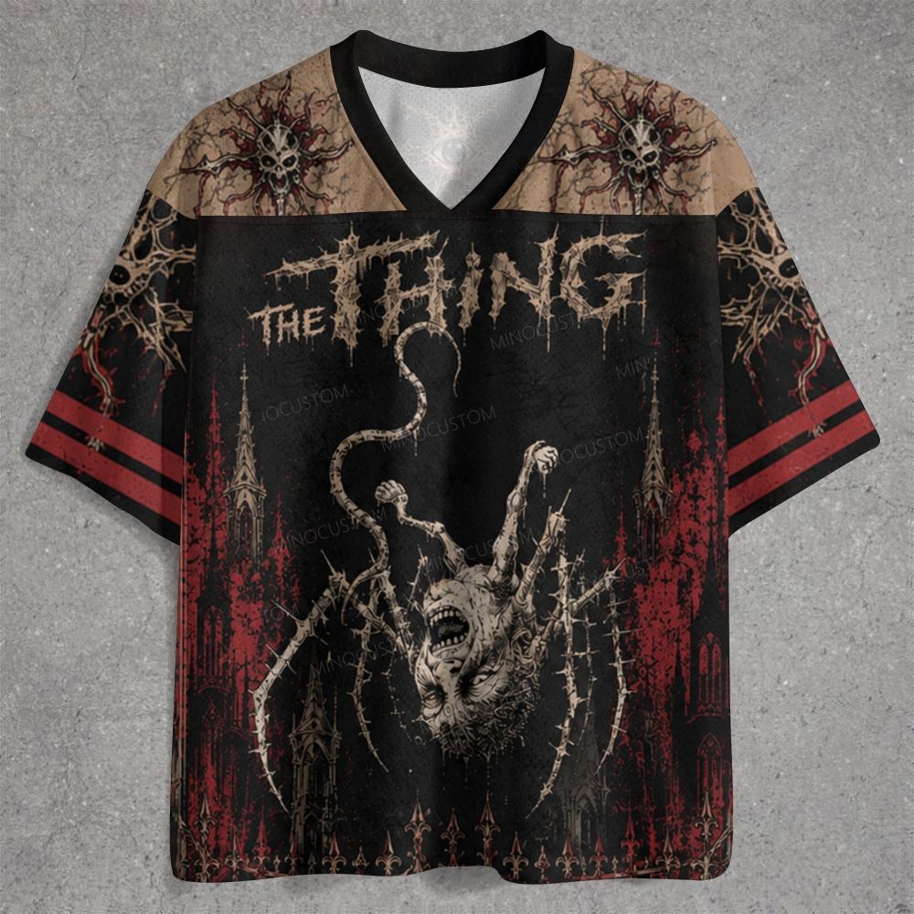 Gothic Spooky Mutant Creature Cathedral Jersey Shirts