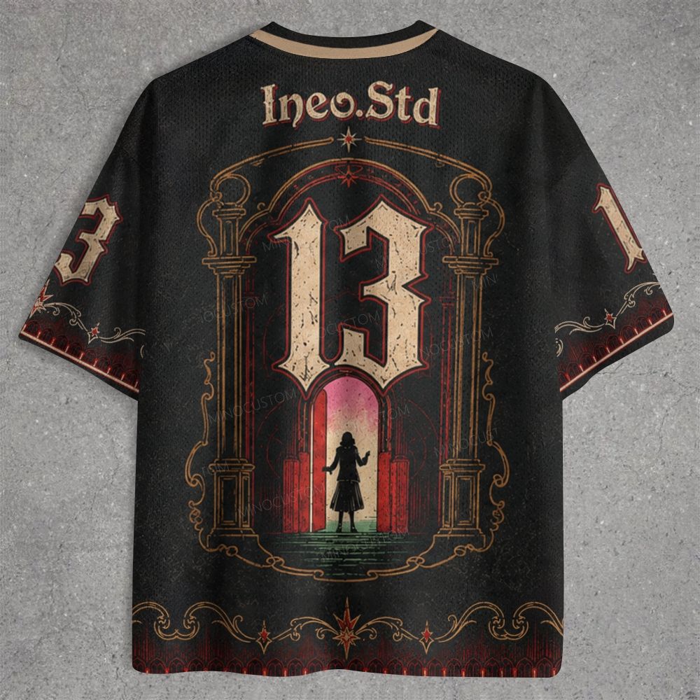 Vintage Dark Gothic Door Silhouette Occult Eye Jersey Shirts