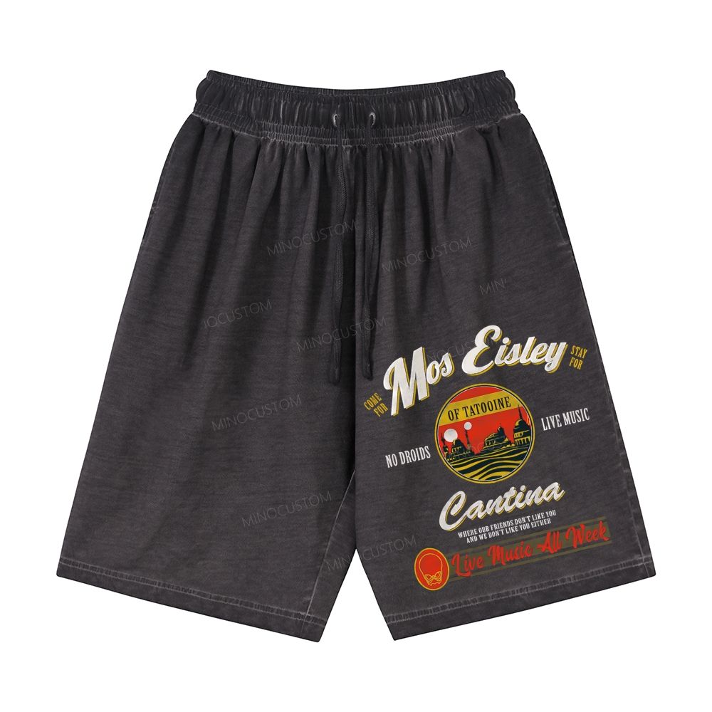 Mos Eisley Cantina Tatooine Sci-Fi Casual Gradient Shorts 