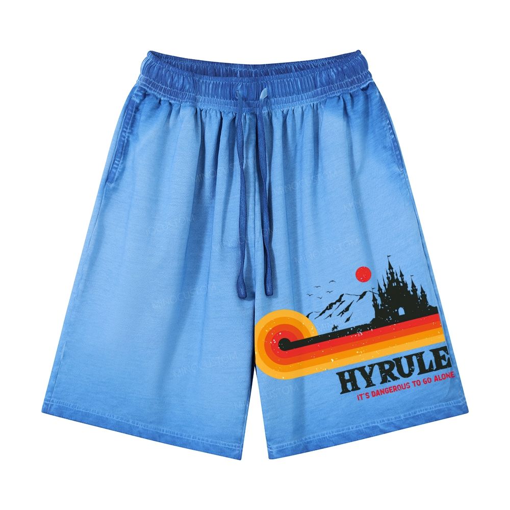 It's Dangerous To Go Alone  Casual Gradient Shorts 