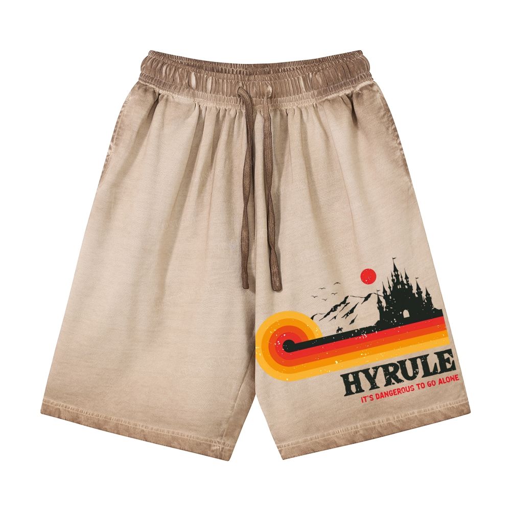 It's Dangerous To Go Alone  Casual Gradient Shorts 