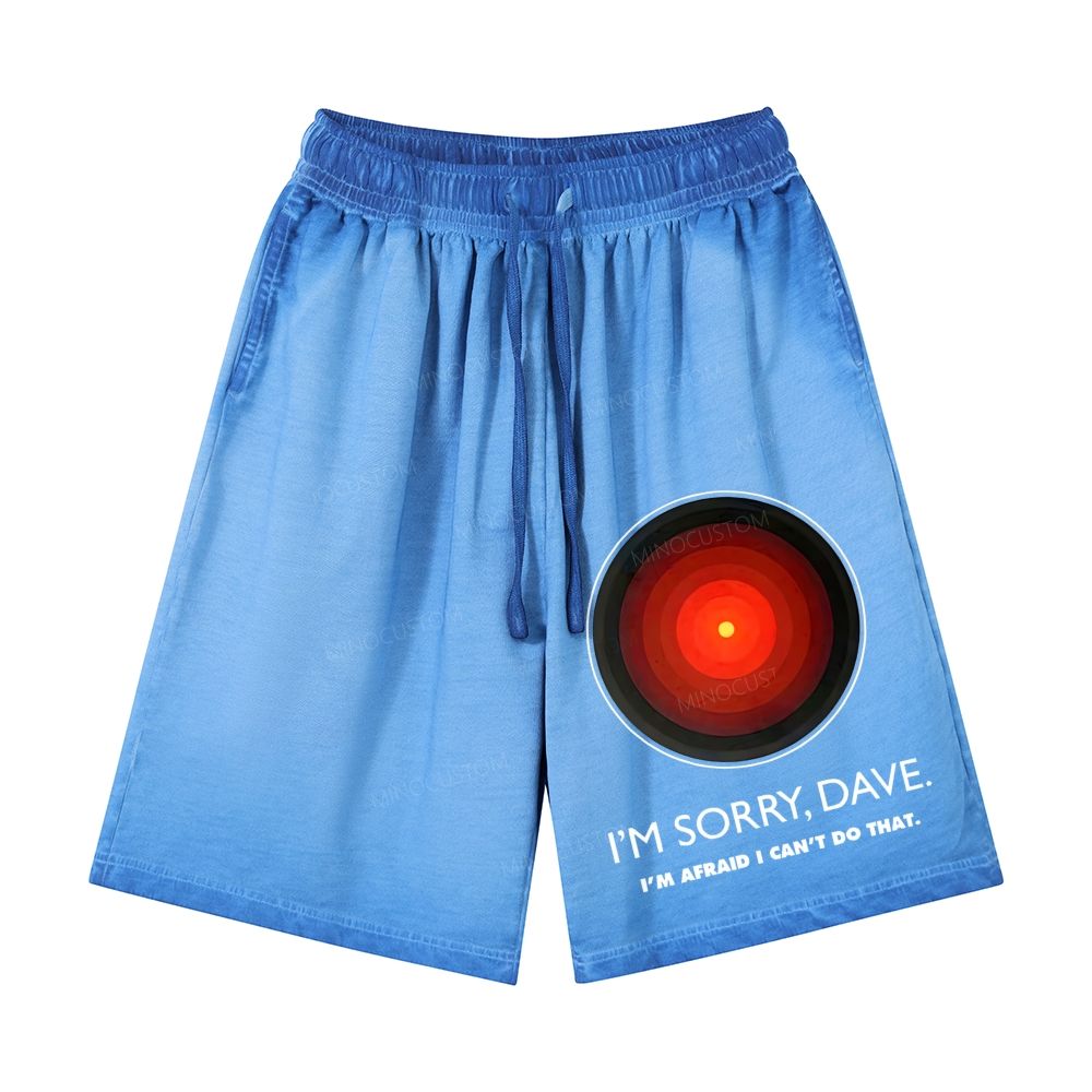 I'M SORRY DAVE, HAL9000 Casual Gradient Shorts 