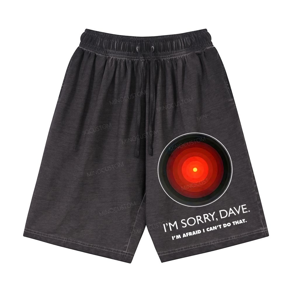 I'M SORRY DAVE, HAL9000 Casual Gradient Shorts 