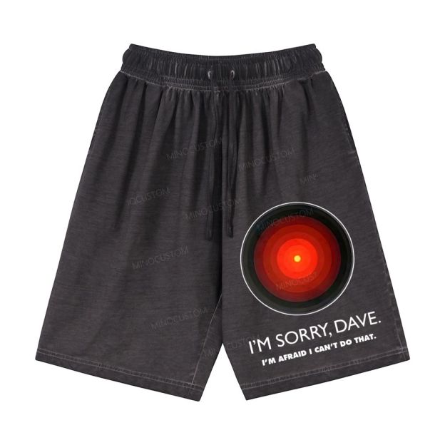 I'M SORRY DAVE, HAL9000 Casual Gradient Shorts 