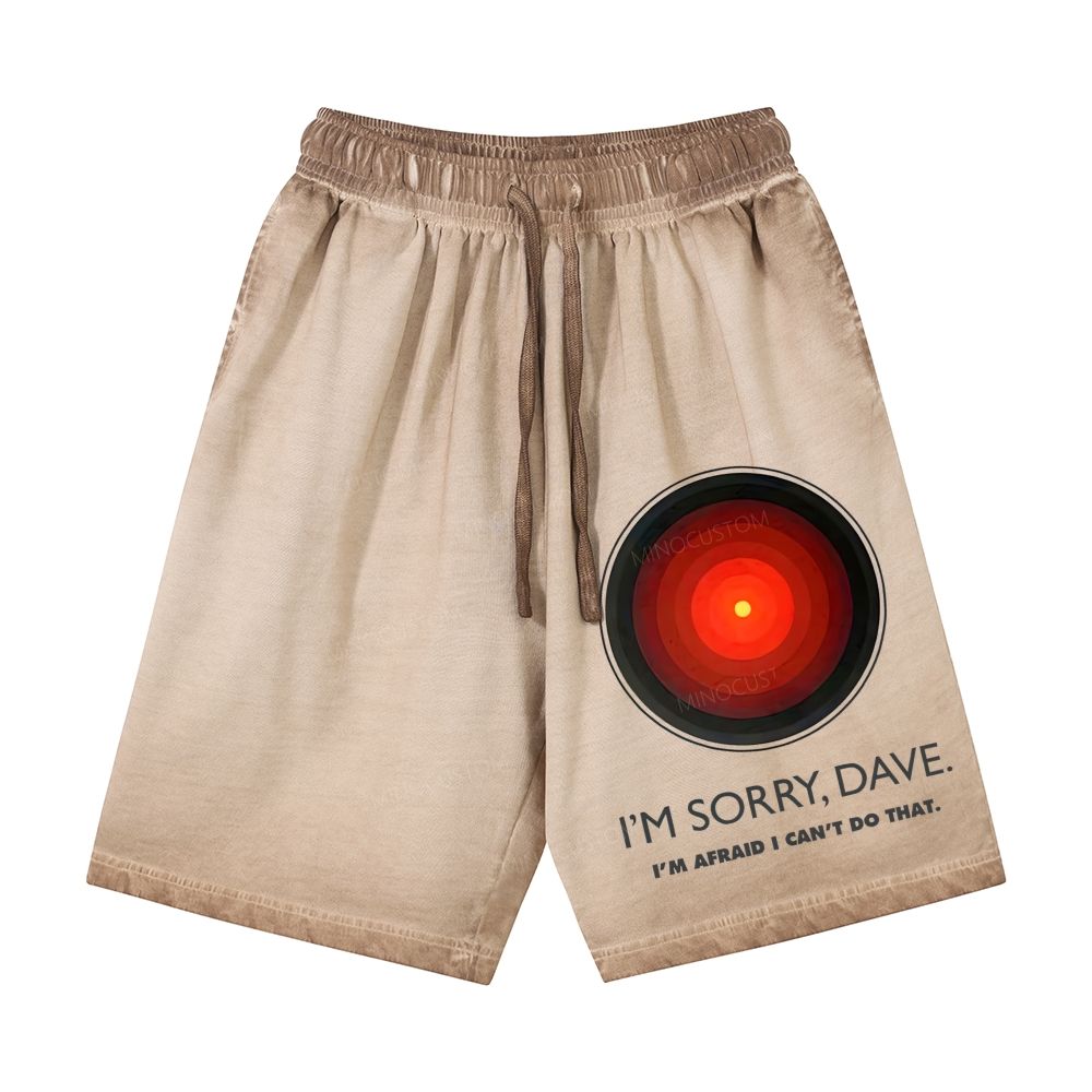 I'M SORRY DAVE, HAL9000 Casual Gradient Shorts 