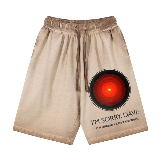 I'M SORRY DAVE, HAL9000 Casual Gradient Shorts 