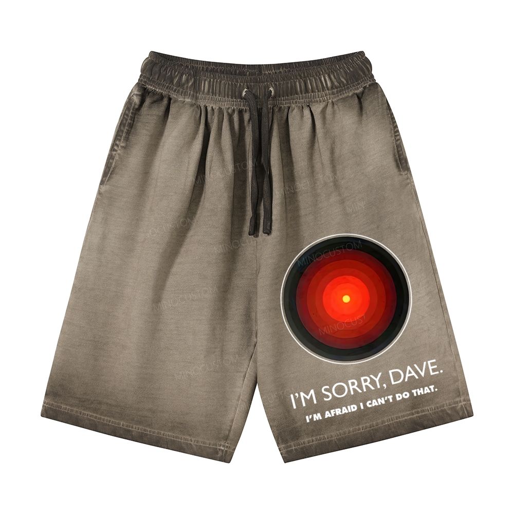 I'M SORRY DAVE, HAL9000 Casual Gradient Shorts 