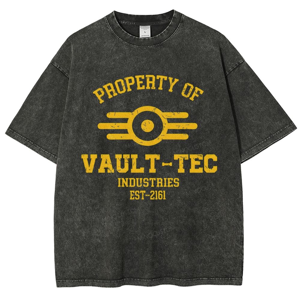 Vault-Tec Industries Washed T-Shirt
