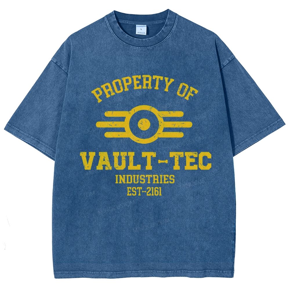 Vault-Tec Industries Washed T-Shirt