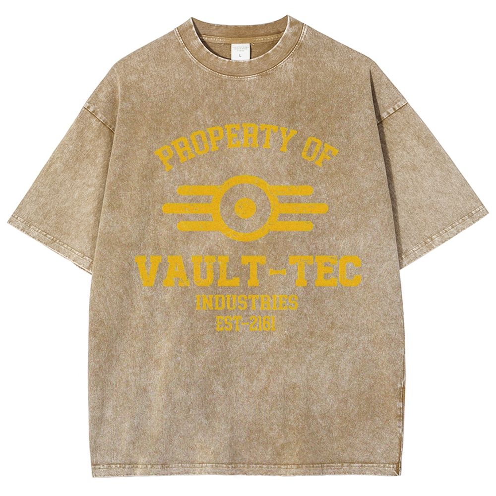 Vault-Tec Industries Washed T-Shirt