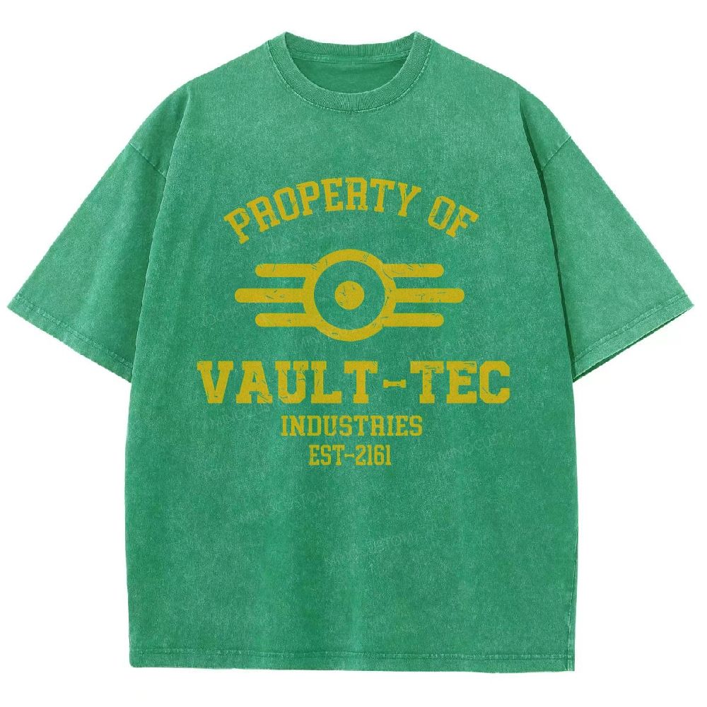 Vault-Tec Industries Washed T-Shirt